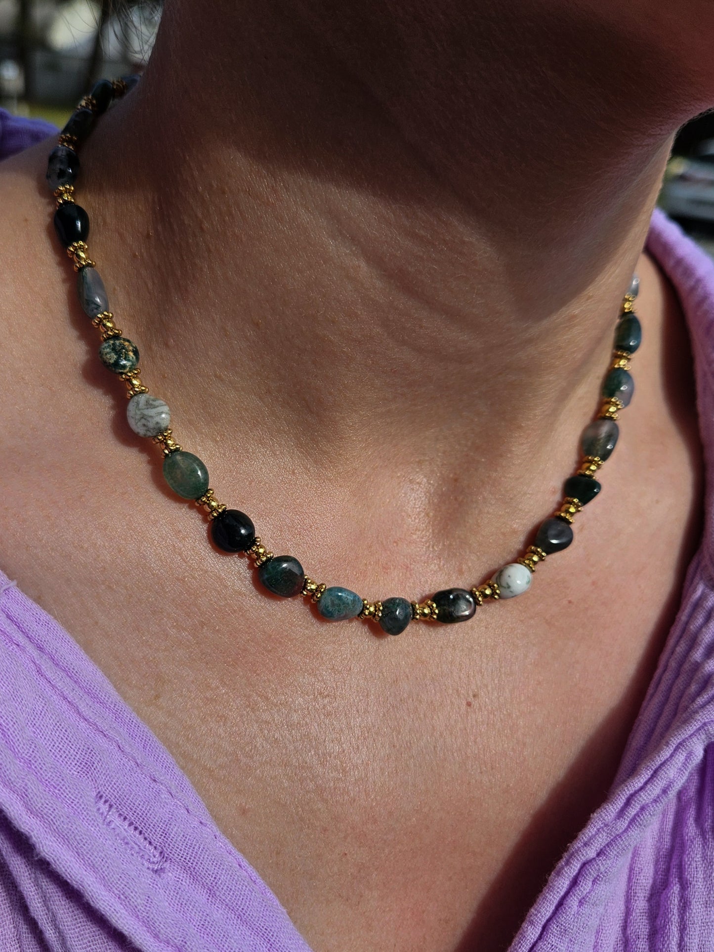 Collier Bali - Vert