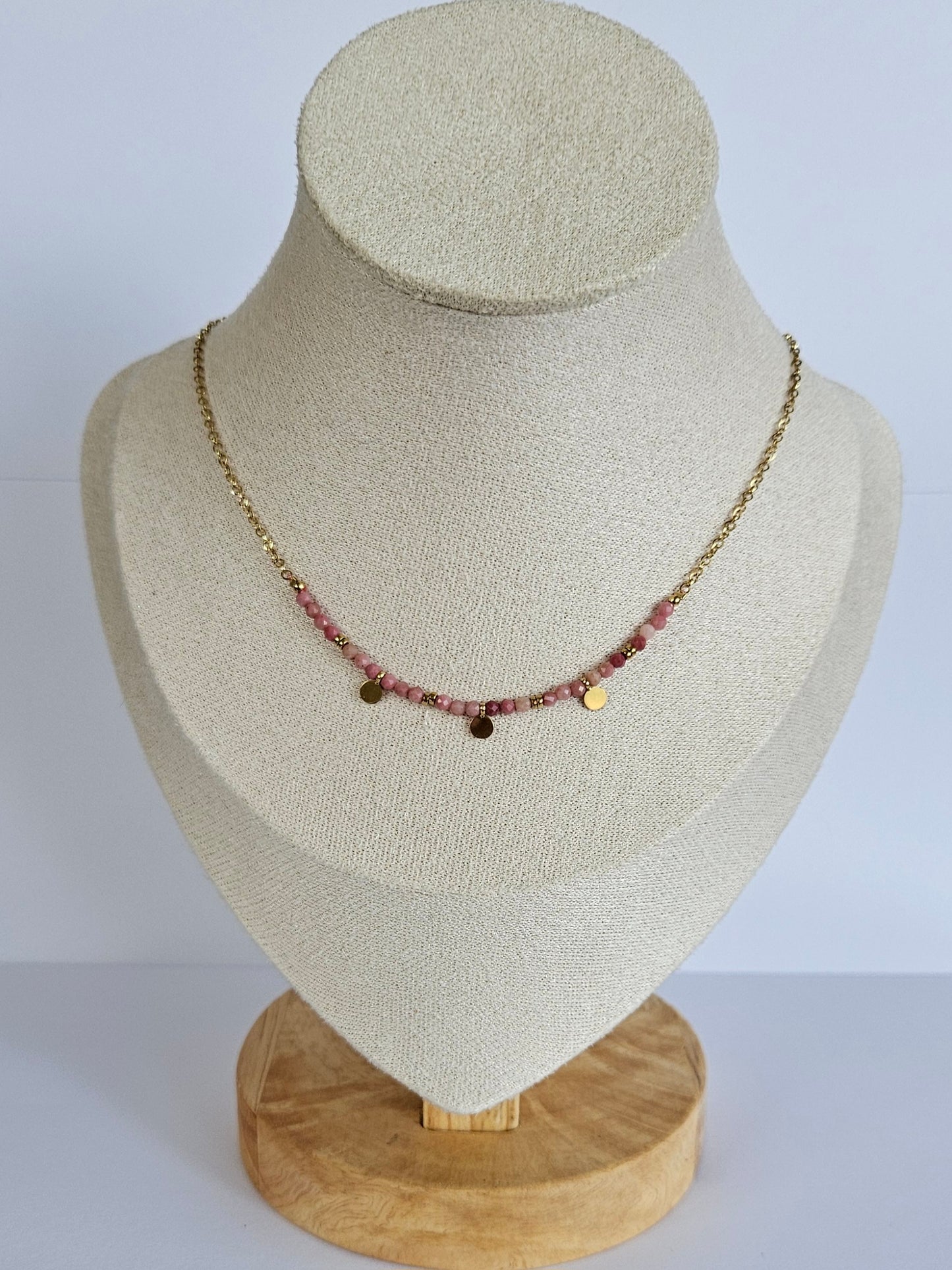 Collier - London (Rhodonite)