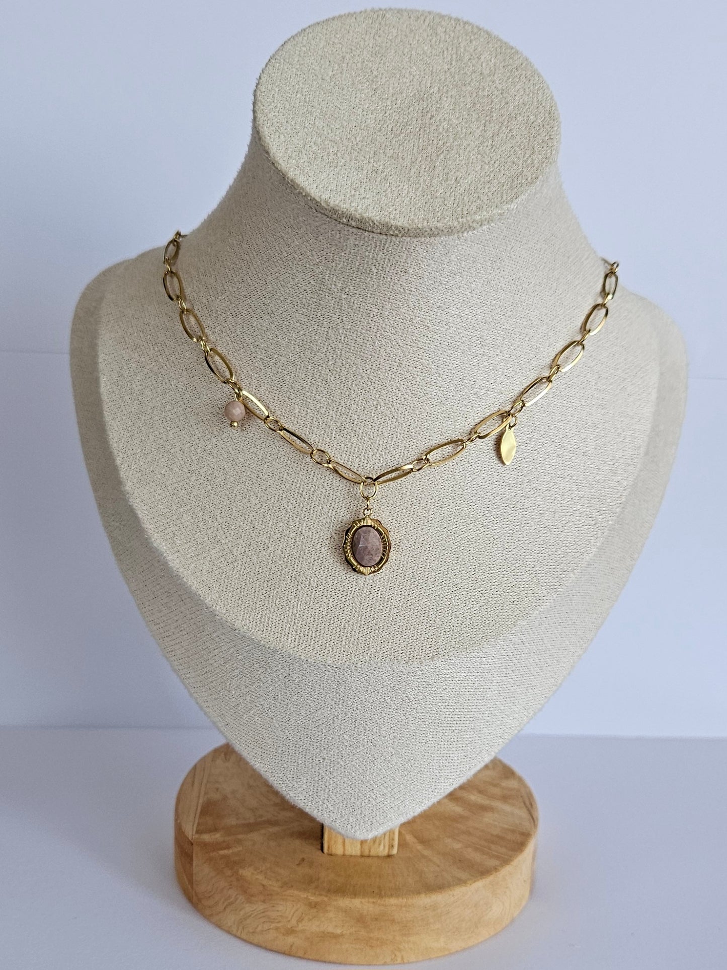 Collier - Berlin (Rhodonite)