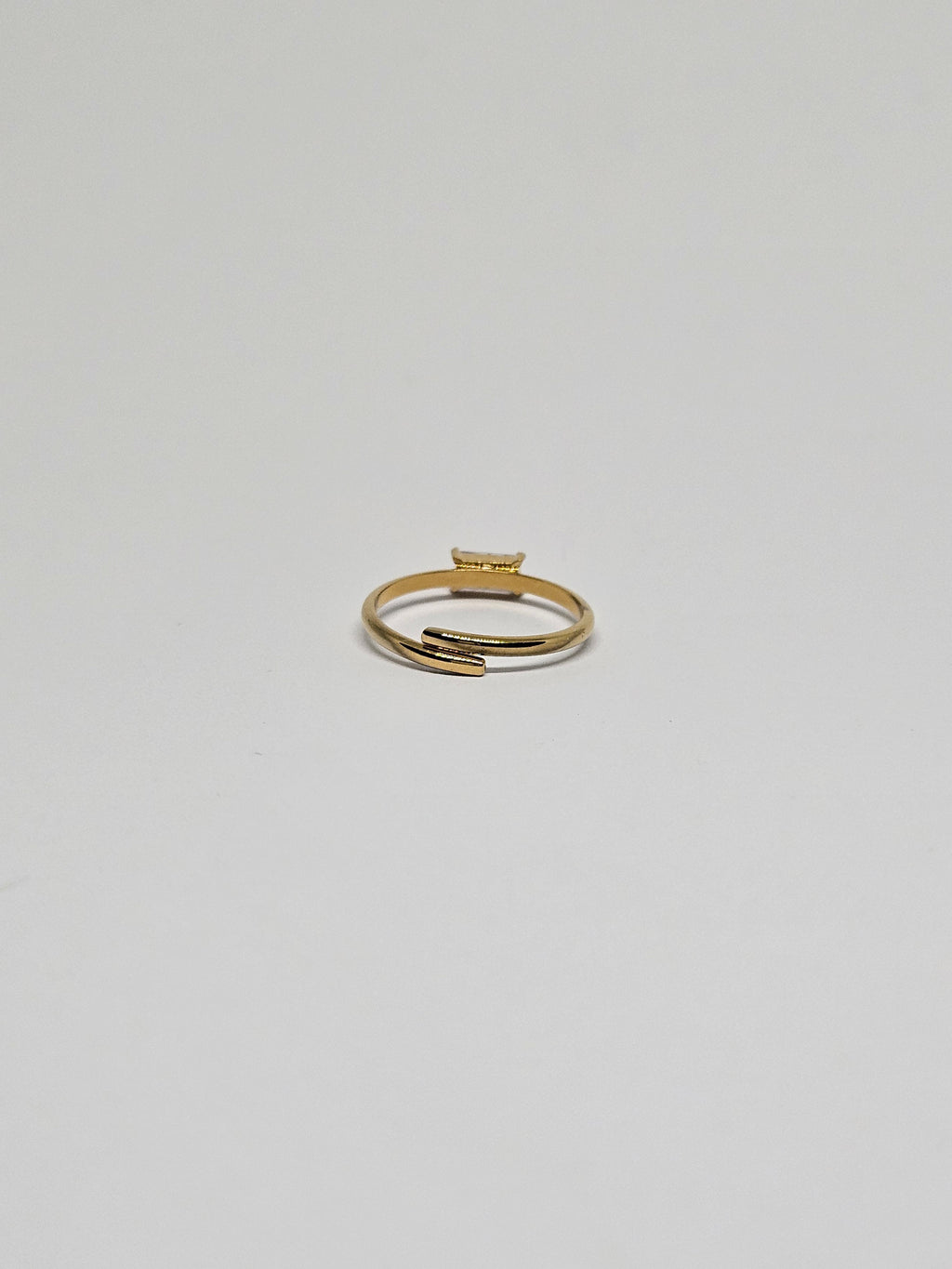 Bague Tina - Doré/blanche