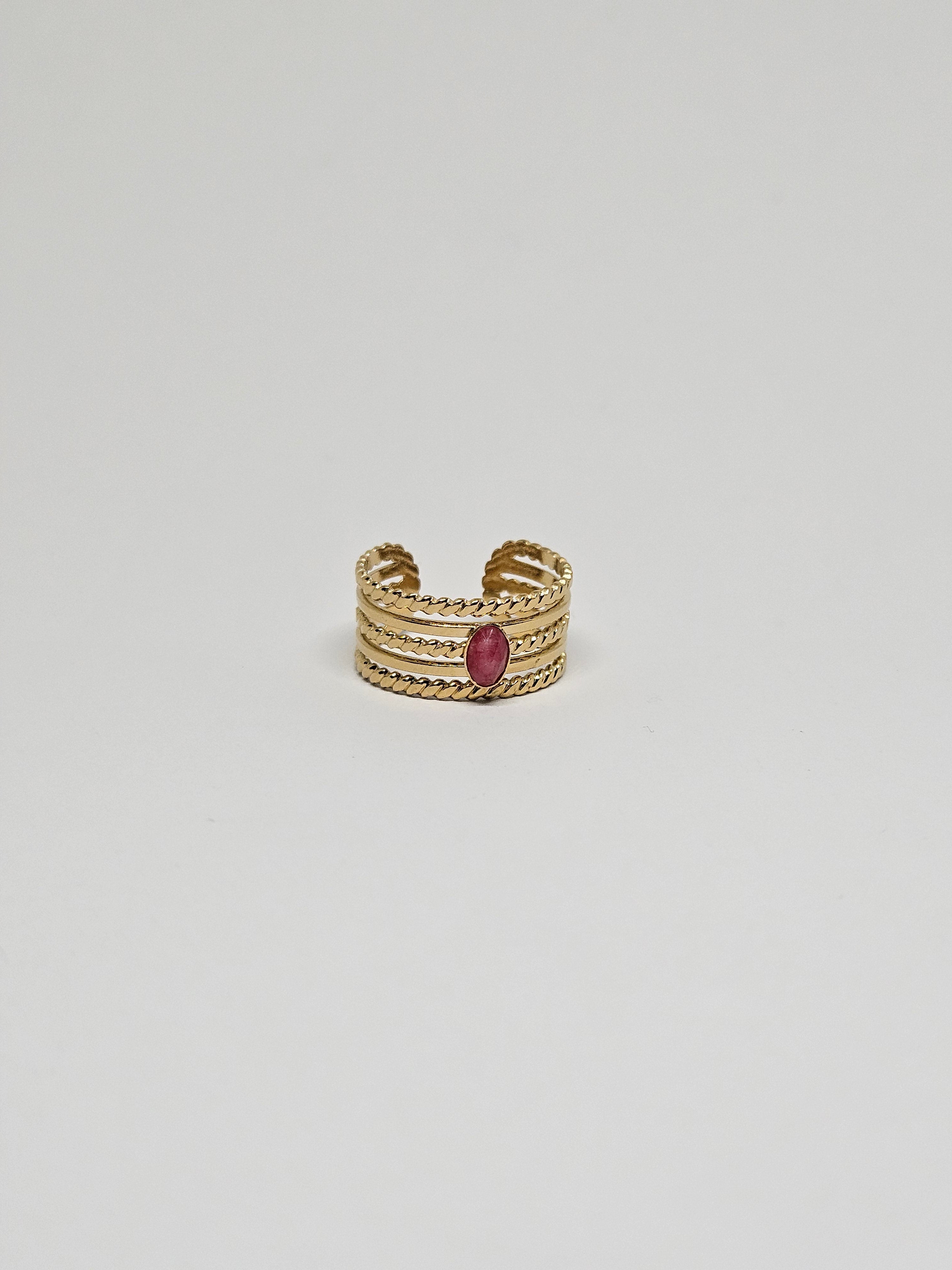Bague Anaïs- Fushia