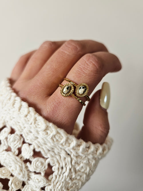 Bague Luna - Grise
