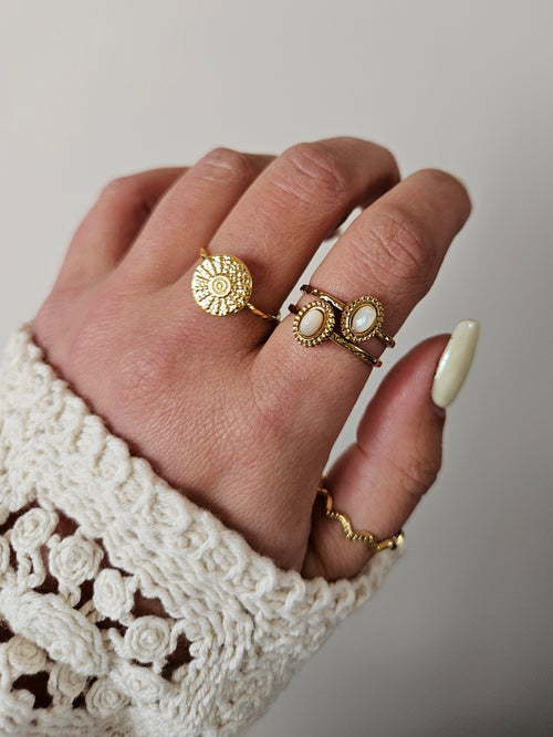 Bague Luna - Blanche