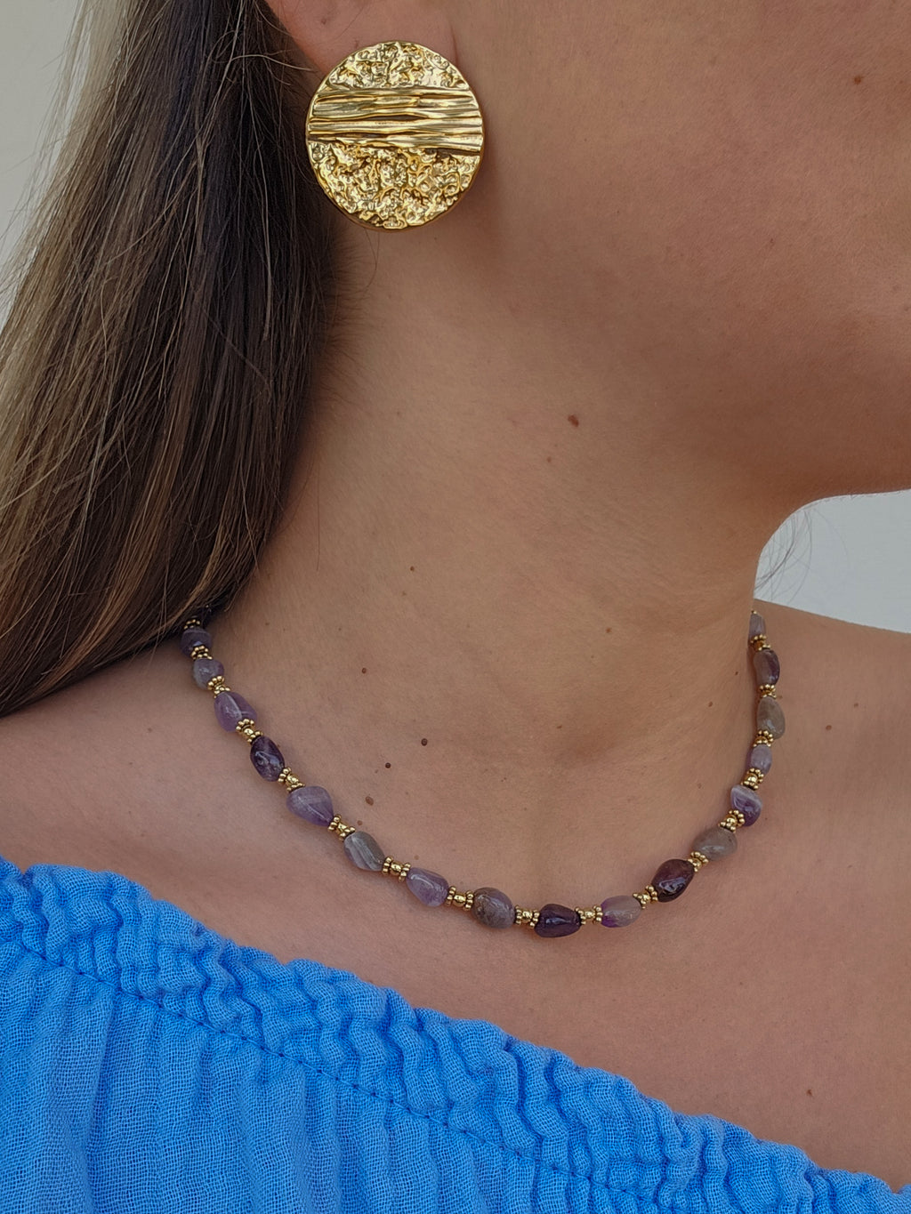 Collier Bali - Violet