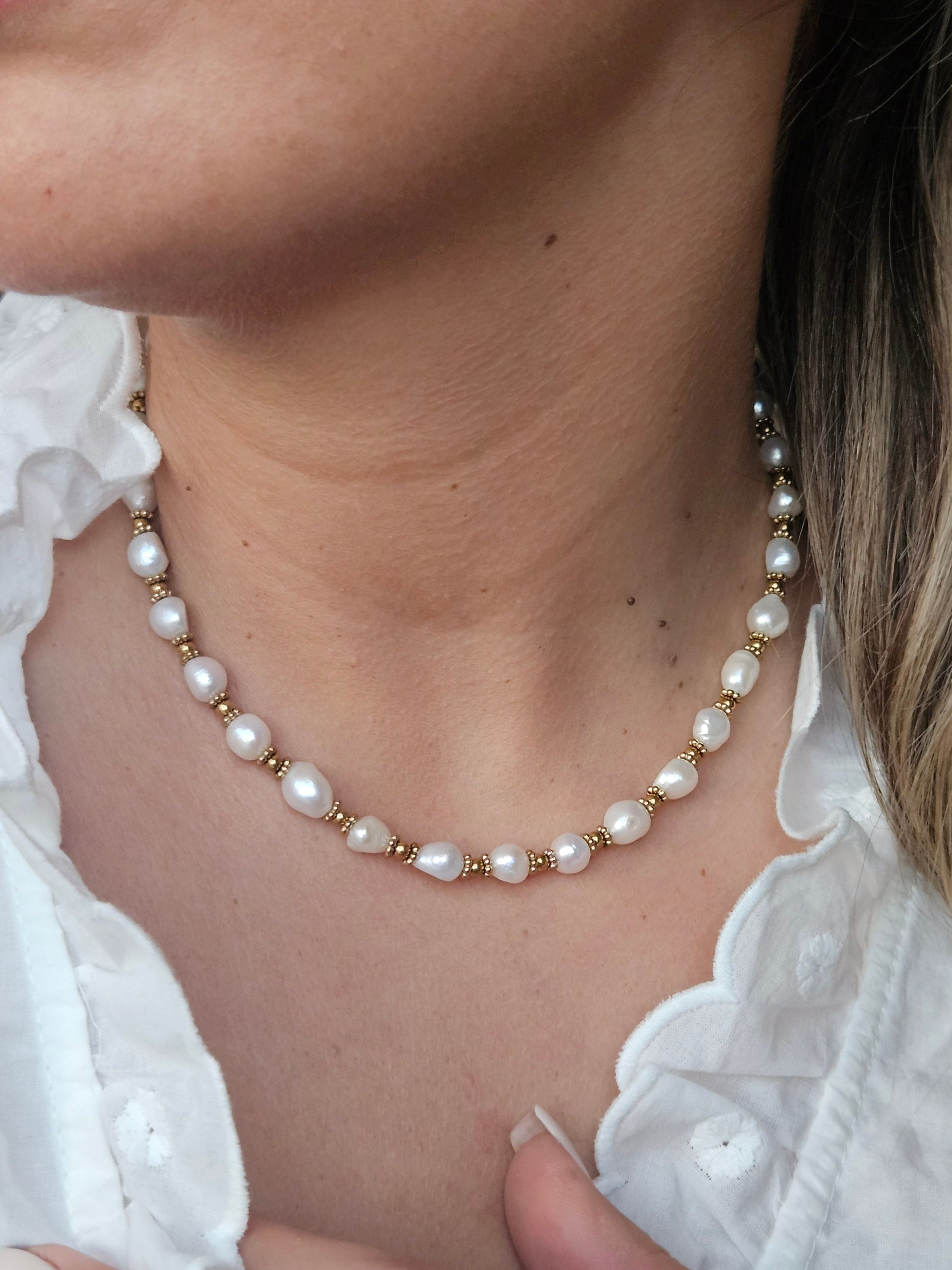 Collier Bali - Blanc