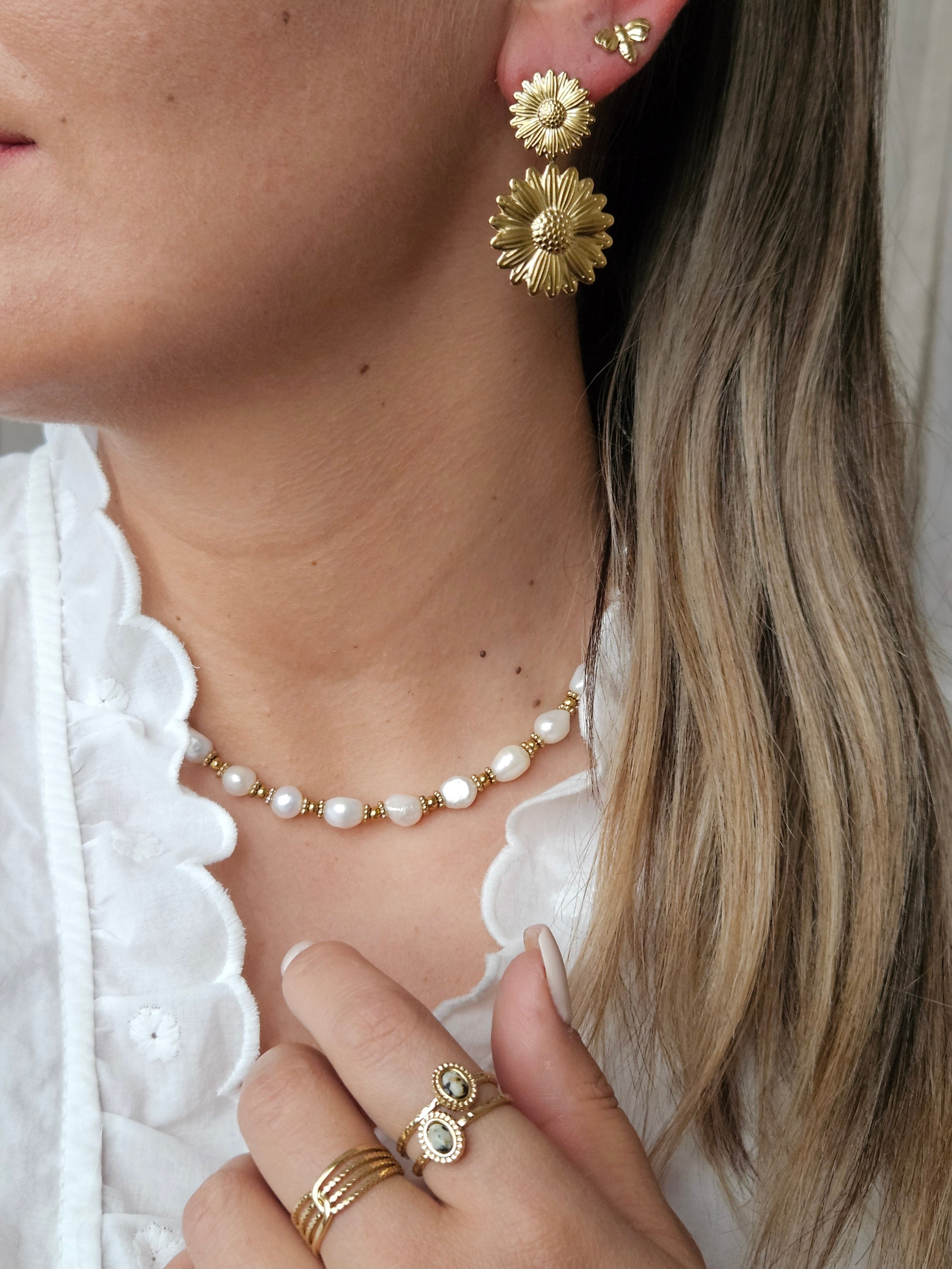 Collier Bali - Blanc